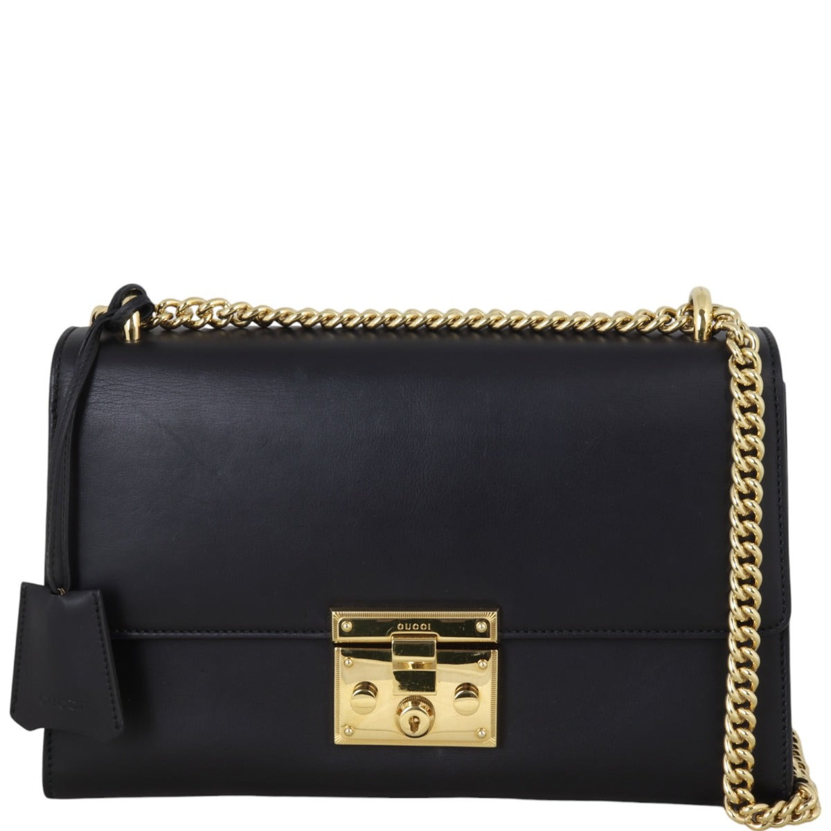 Gucci Leather Padlock Medium Shoulder Bag