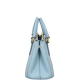 Prada Saffiano Lux Galleria Double Zip Tote Micro