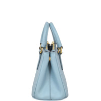 Prada Saffiano Lux Galleria Double Zip Tote Micro