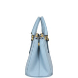 Prada Saffiano Lux Galleria Double Zip Tote Micro