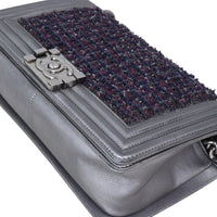 Chanel Tweed Boy Old Medium