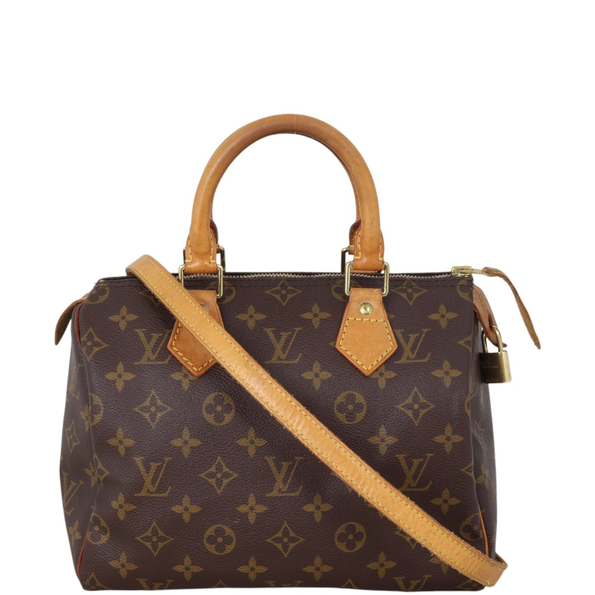 Louis Vuitton Speedy 25 Monogram with Shoulder Strap