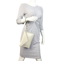 Valentino Rockstud Wristlet Clutch