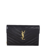 Saint Laurent Cassandre Envelope Chain Wallet