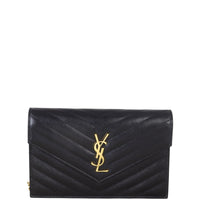 Saint Laurent Cassandre Envelope Chain Wallet