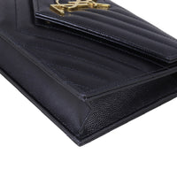 Saint Laurent Cassandre Envelope Chain Wallet