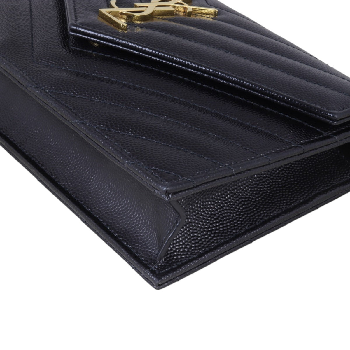 Saint Laurent Cassandre Envelope Chain Wallet