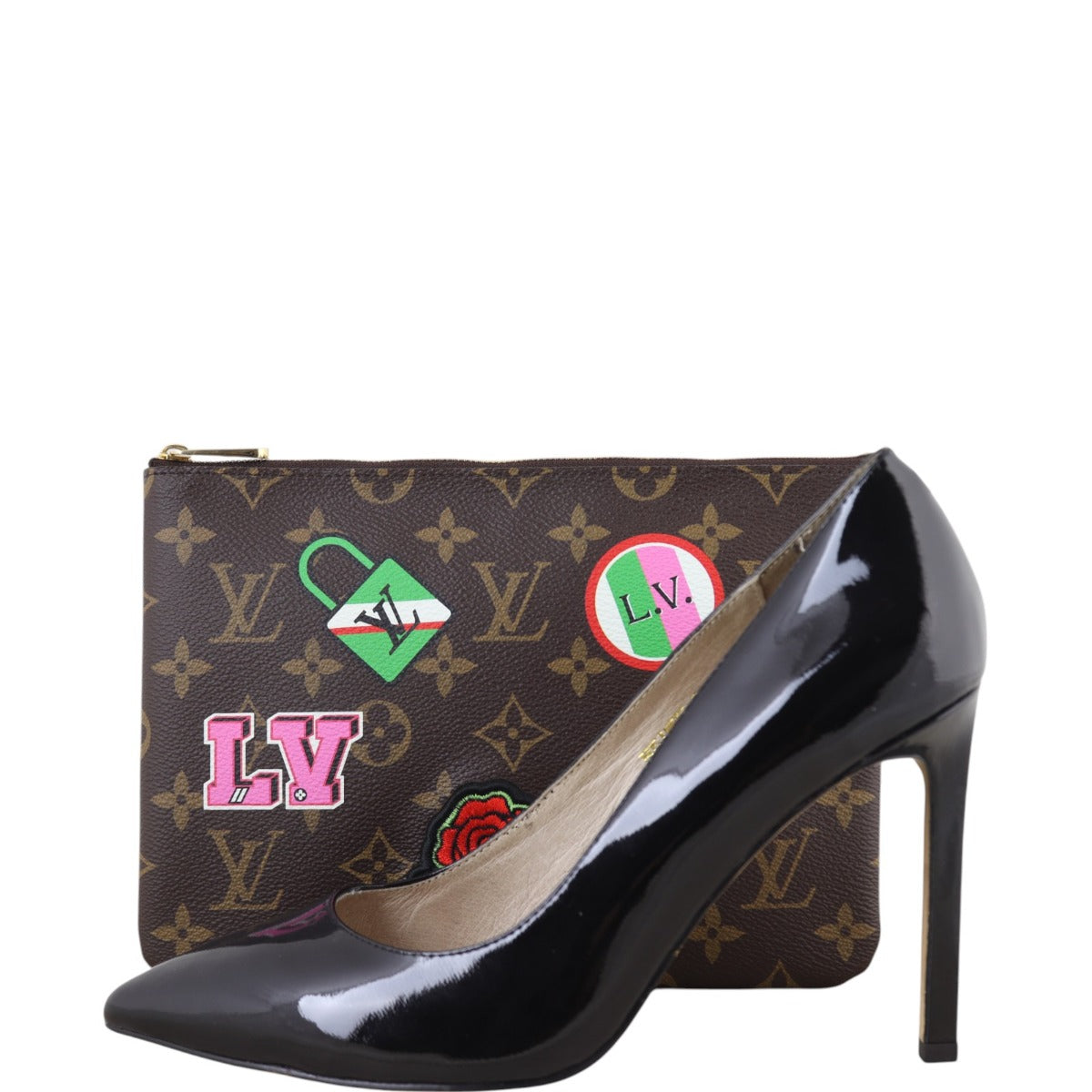 Louis Vuitton City Pouch Monogram Patches