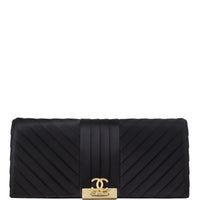 Chanel Satin Long Clutch