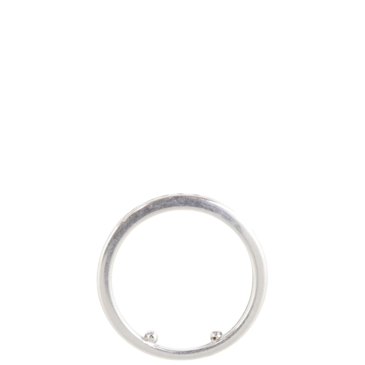 Tiffany & Co Setting Half Circle Diamond Platinum 2mm Wedding Band