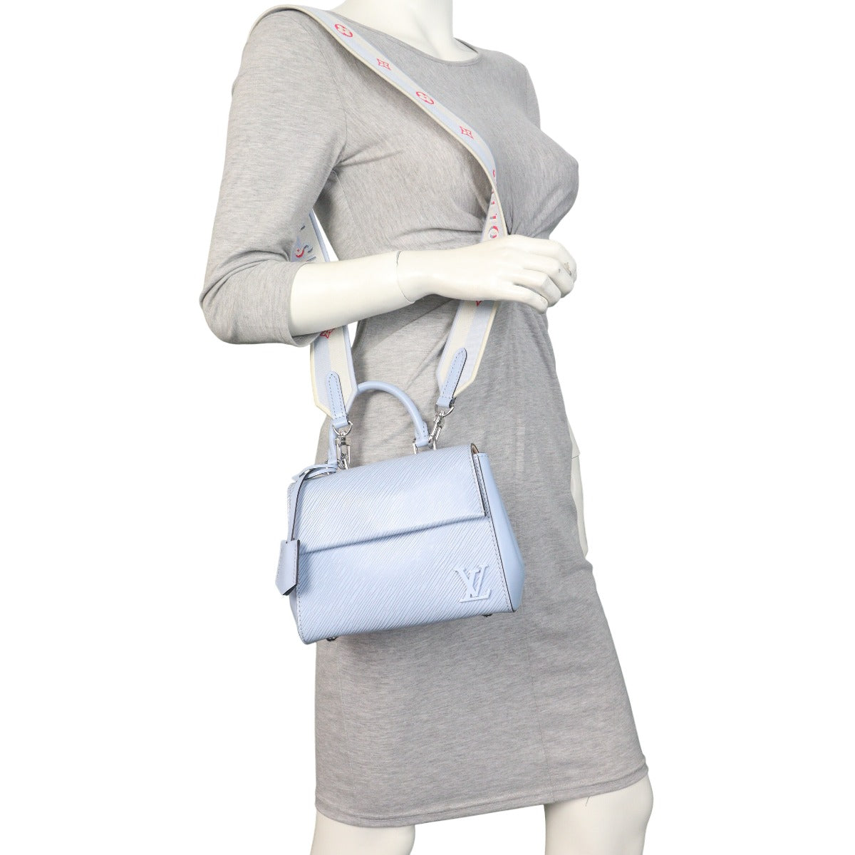 Louis Vuitton Cluny Mini Epi with Embroidered Strap