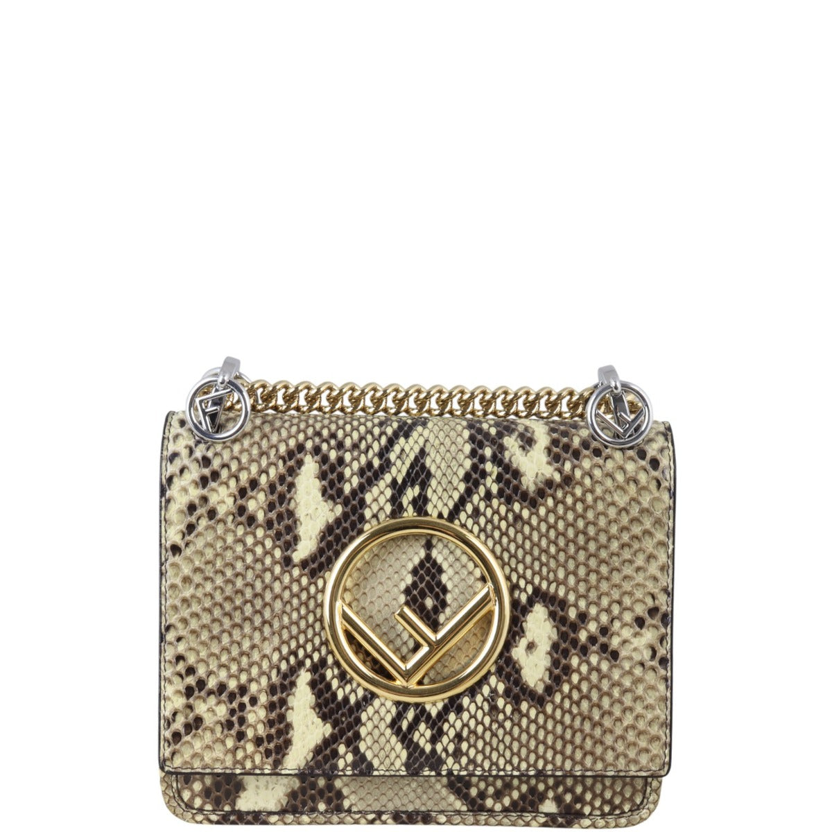 Fendi Kan I Crossbody Small Python