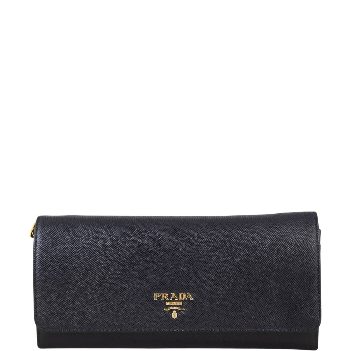 Prada Saffiano Metal Wallet on Chain
