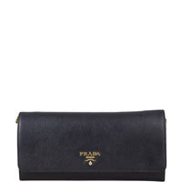 Prada Saffiano Metal Wallet on Chain