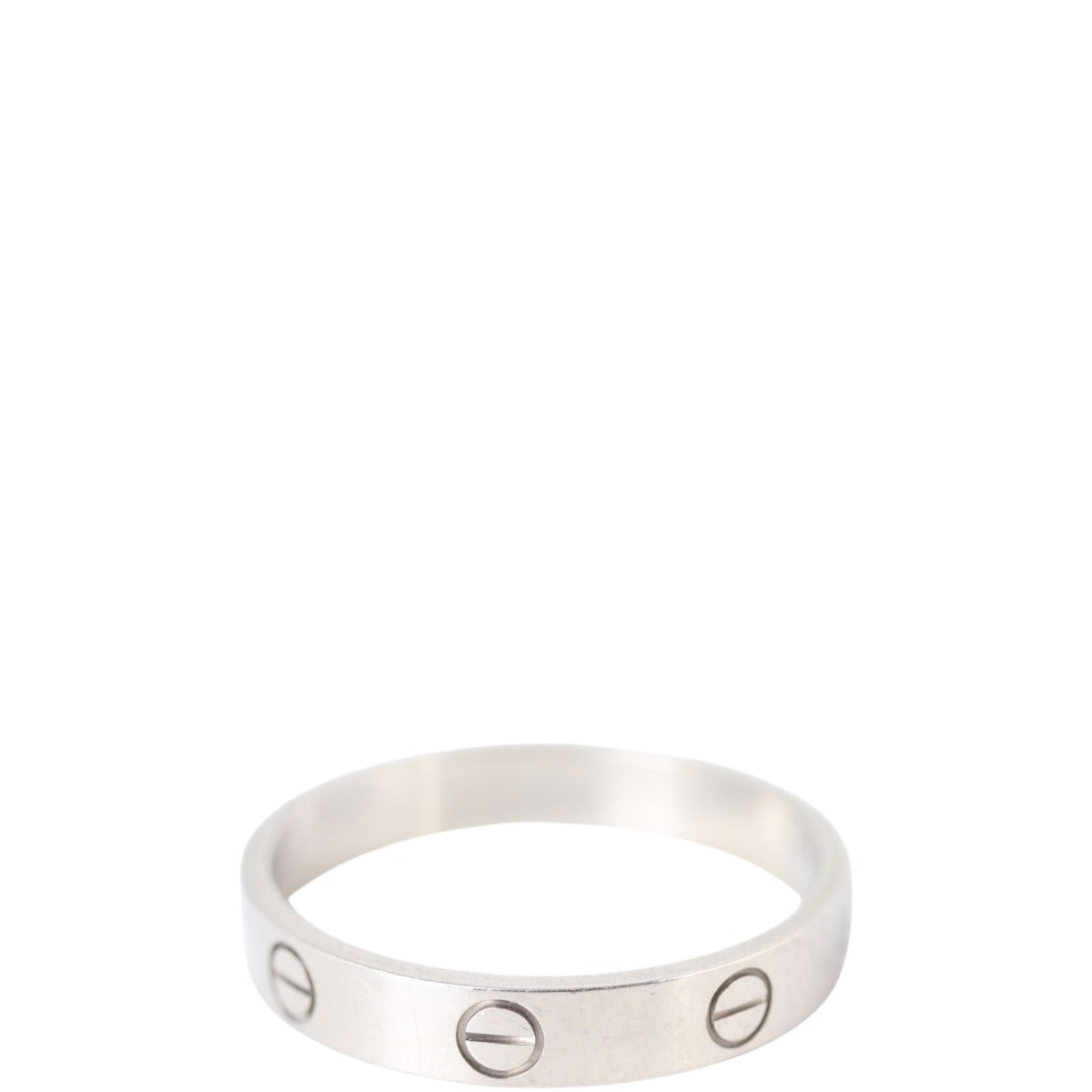 Cartier Love Wedding Band 18k White Gold