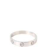 Cartier Love Wedding Band 18k White Gold