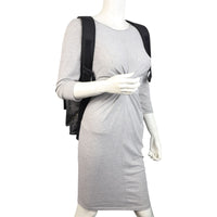 Gucci GG Supreme Double Buckle Backpack