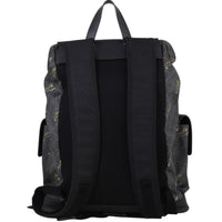 Gucci GG Supreme Double Buckle Backpack