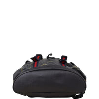 Gucci GG Supreme Double Buckle Backpack