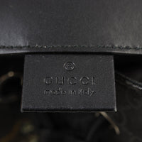 Gucci GG Supreme Double Buckle Backpack