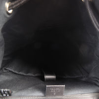 Gucci GG Supreme Double Buckle Backpack