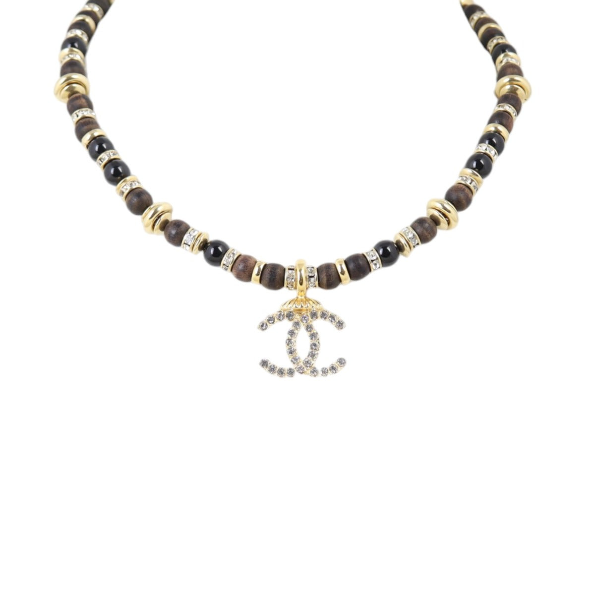 Chanel CC Beaded Necklace