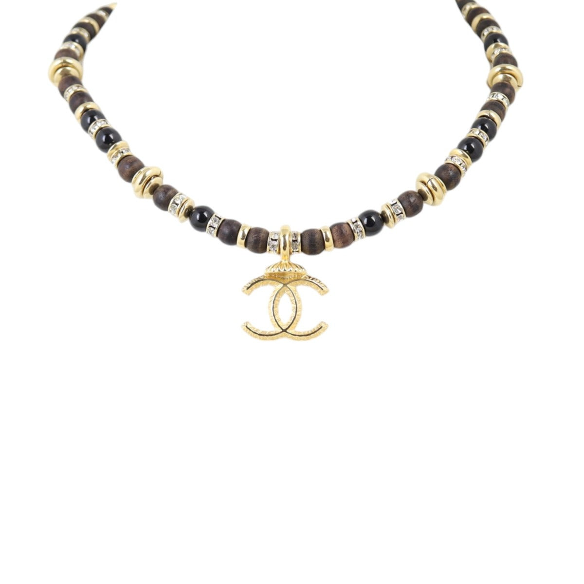 Chanel CC Beaded Necklace