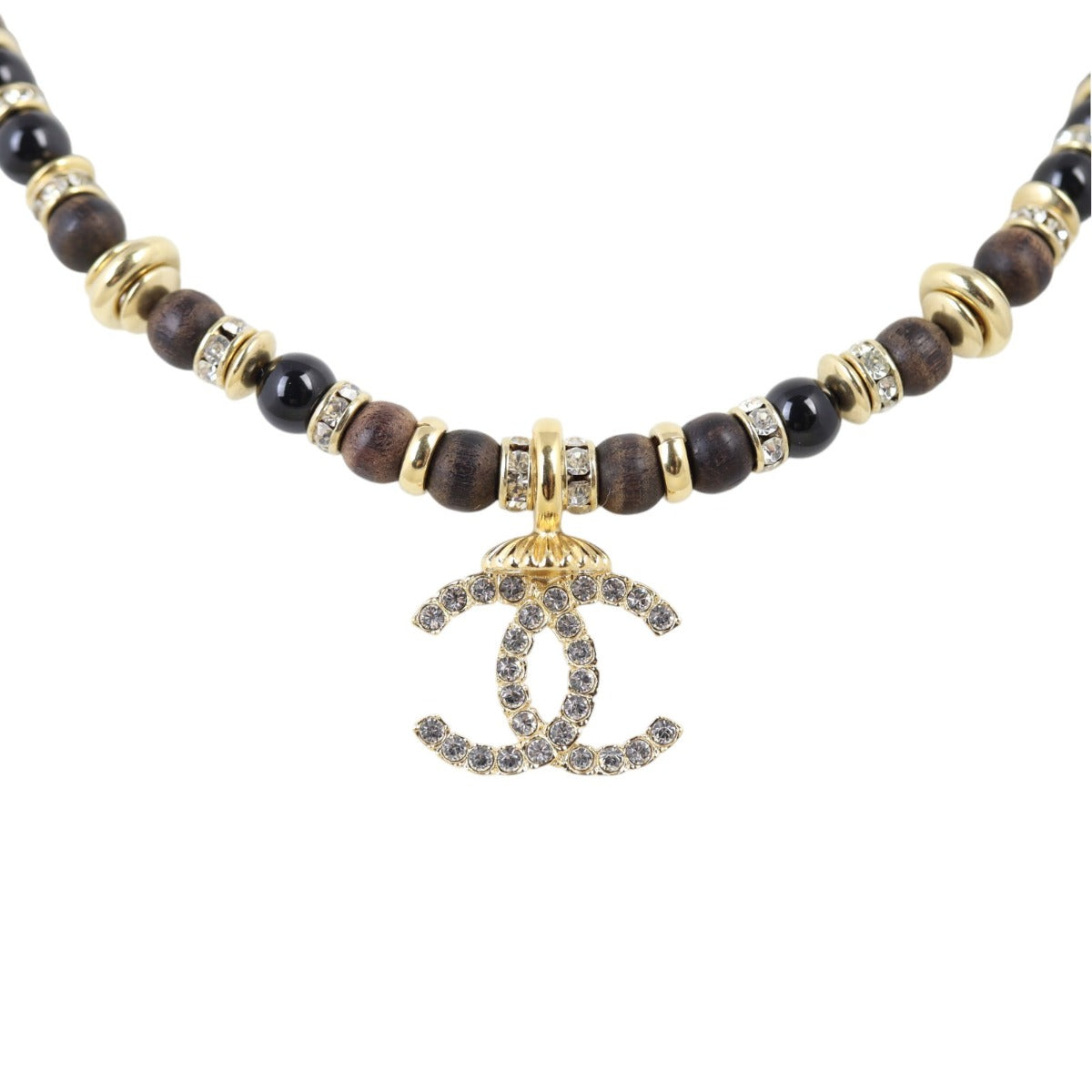 Chanel CC Beaded Necklace