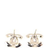 Chanel CC Crystal Stud Earrings