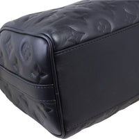 Louis Vuitton Speedy 25 Bandouliere Monogram Embossed Lambskin