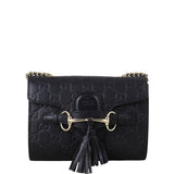 Gucci Emily Guccissima Mini Chain Shoulder Bag