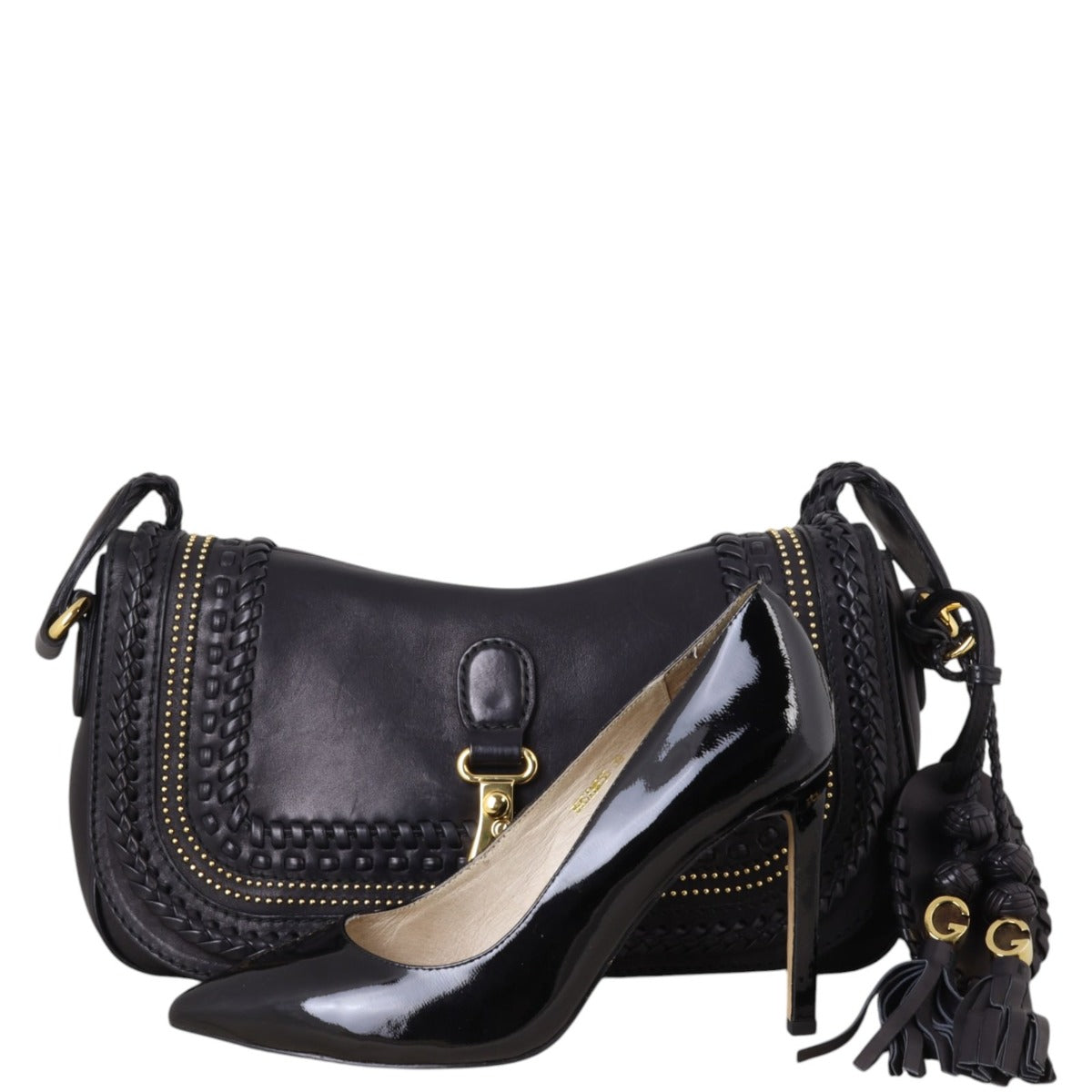 Gucci Marrakech Braided Handle Shoulder Bag