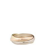 Cartier Trinity Ring Small 18k White, Rose & Yellow Gold