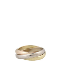 Cartier Trinity Ring Small 18k White, Rose & Yellow Gold