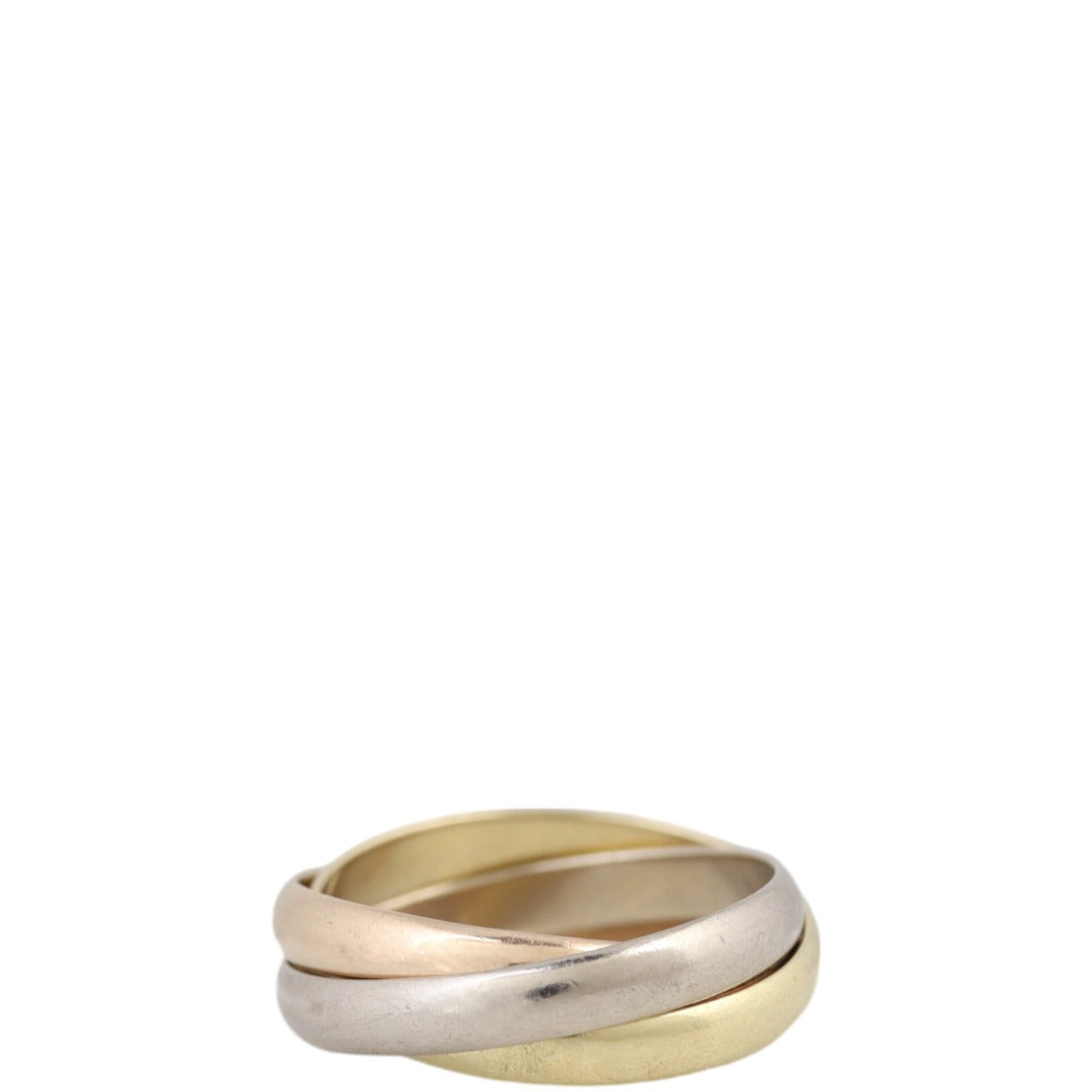 Cartier Trinity Ring Small 18k White, Rose & Yellow Gold
