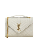 Saint Laurent Monogram Mix Matelasse Envelope Chain Bag Medium