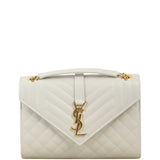 Saint Laurent Monogram Mix Matelasse Envelope Chain Bag Medium
