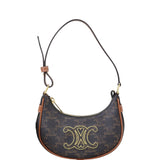 Celine Ava Triomphe Hobo Embroidered Mini