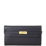Hermes Kelly Classic Long Wallet Epsom