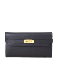 Hermes Kelly Classic Long Wallet Epsom