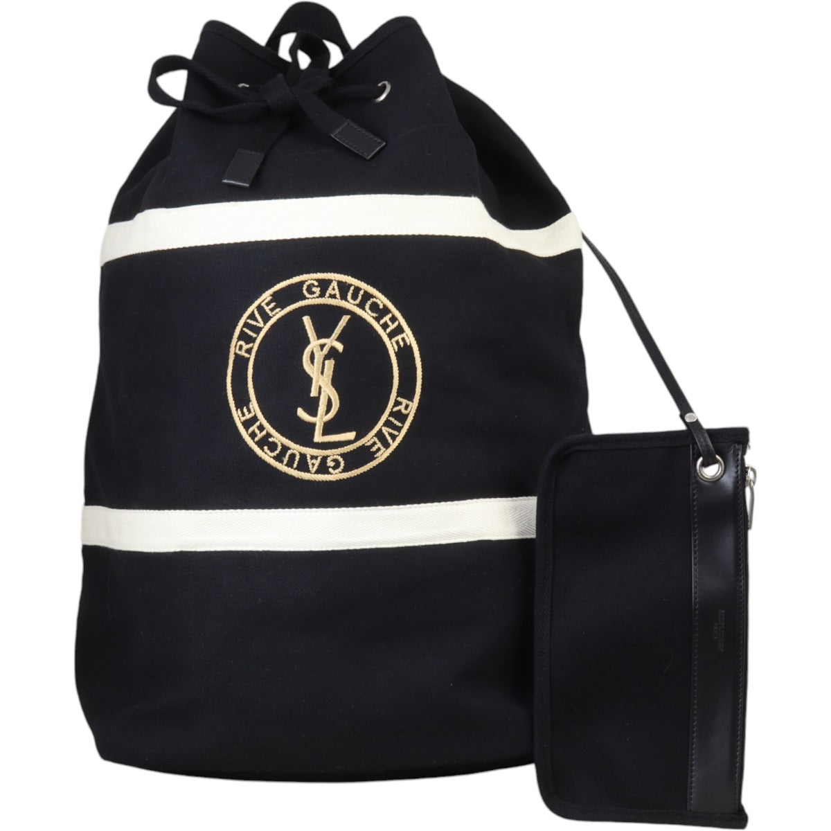 Saint Laurent Rive Gauche Sling Canvas Bag