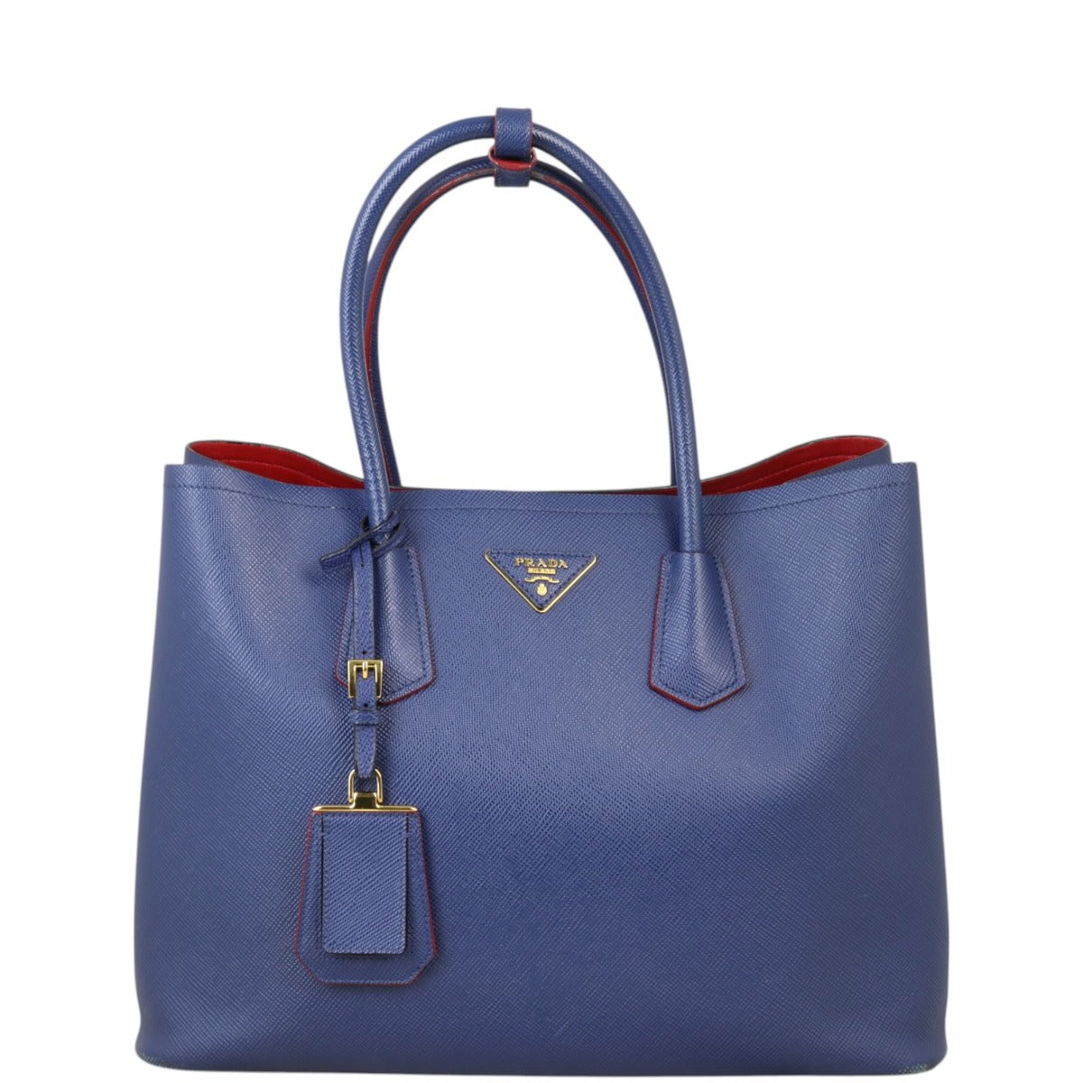 Prada Saffiano Cuir Double Bag Large