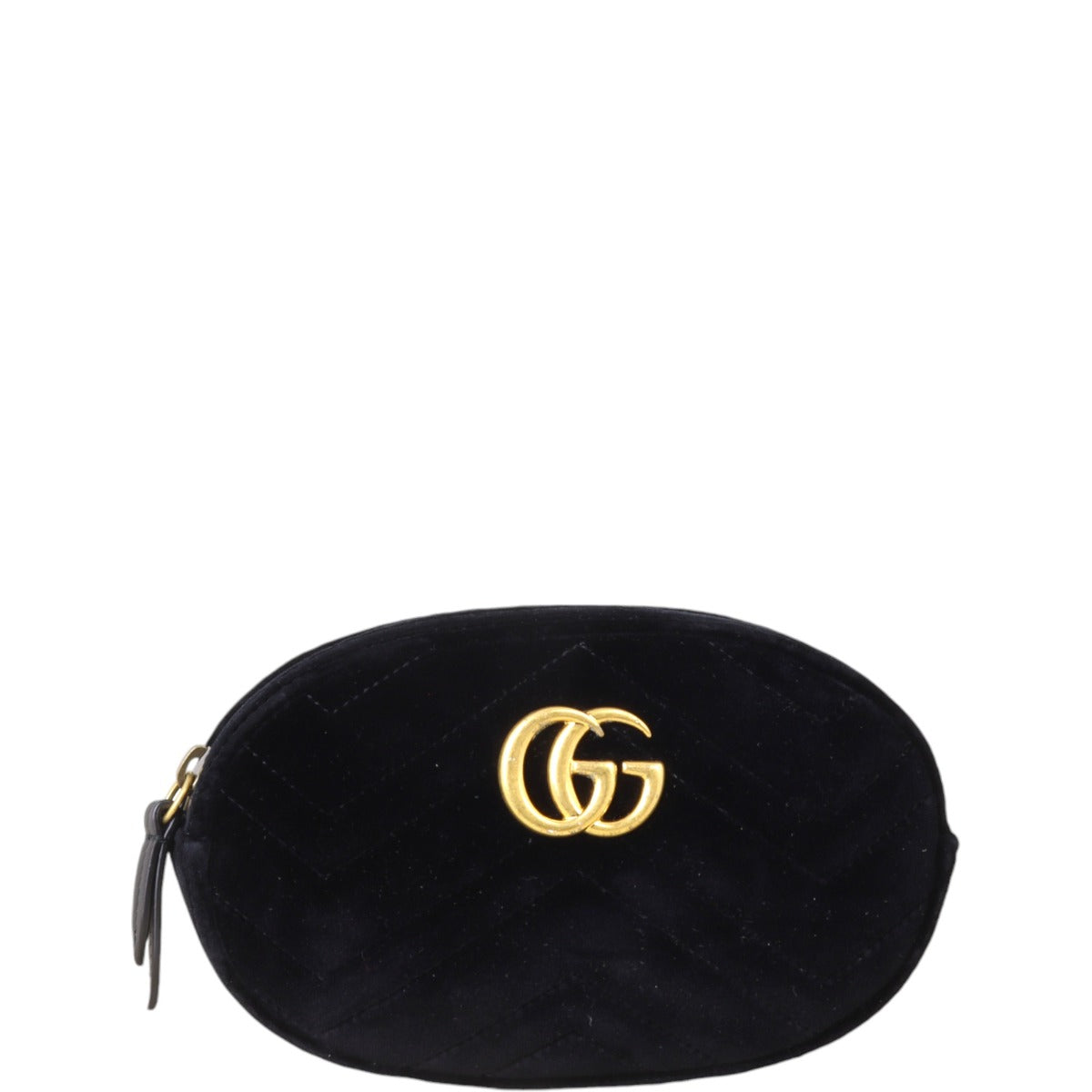 Gucci GG Marmont Matelasse Velvet Belt Bag
