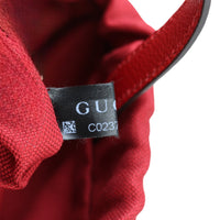 Gucci Logo Striped Drawstring Backpack