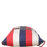 Gucci Logo Striped Drawstring Backpack