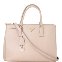 Prada Saffiano Lux Galleria Double Zip Tote Medium