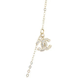 Chanel Crystal Double CC Necklace