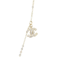 Chanel Crystal Double CC Necklace