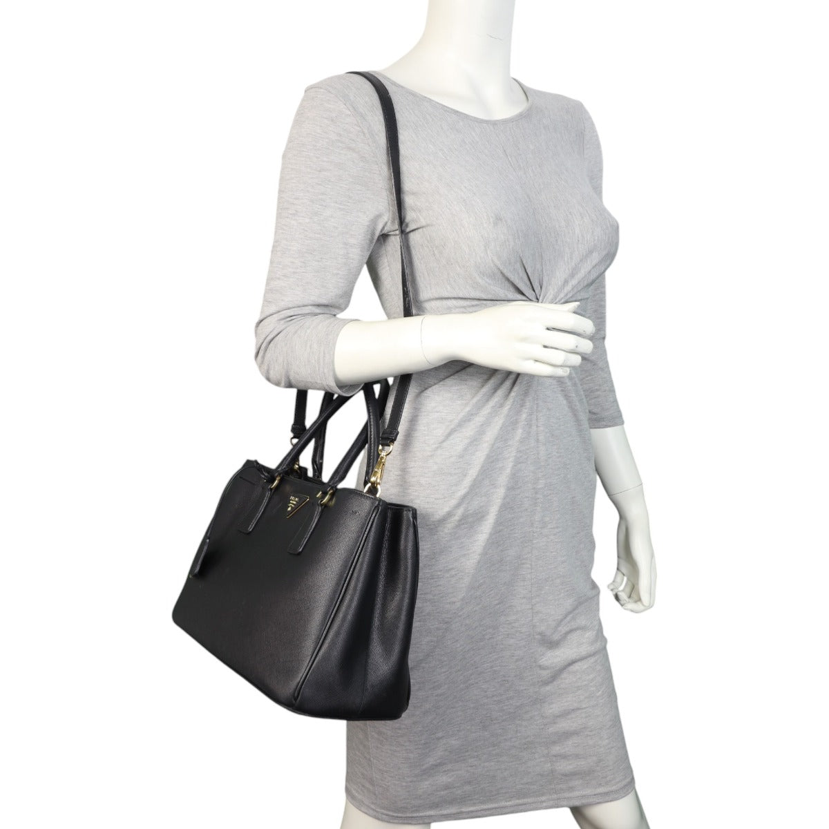 Prada Saffiano Lux Tote Small