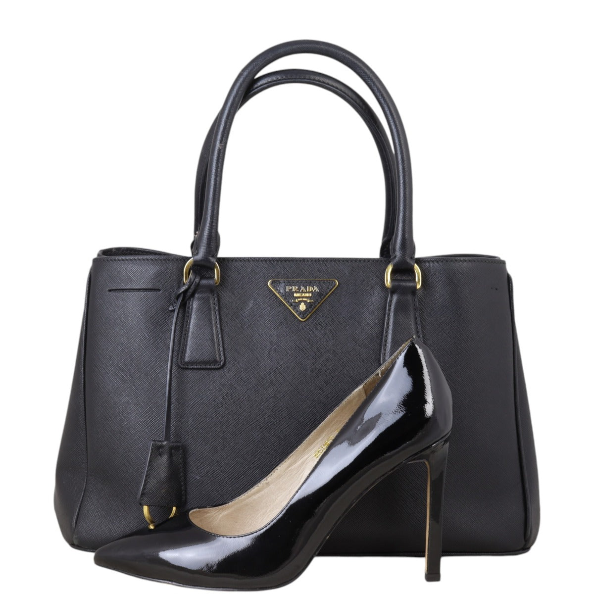 Prada Saffiano Lux Tote Small